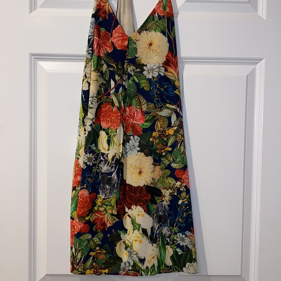Alice and Olivia Floral Silk Mini Dress - Picture 5 of 11